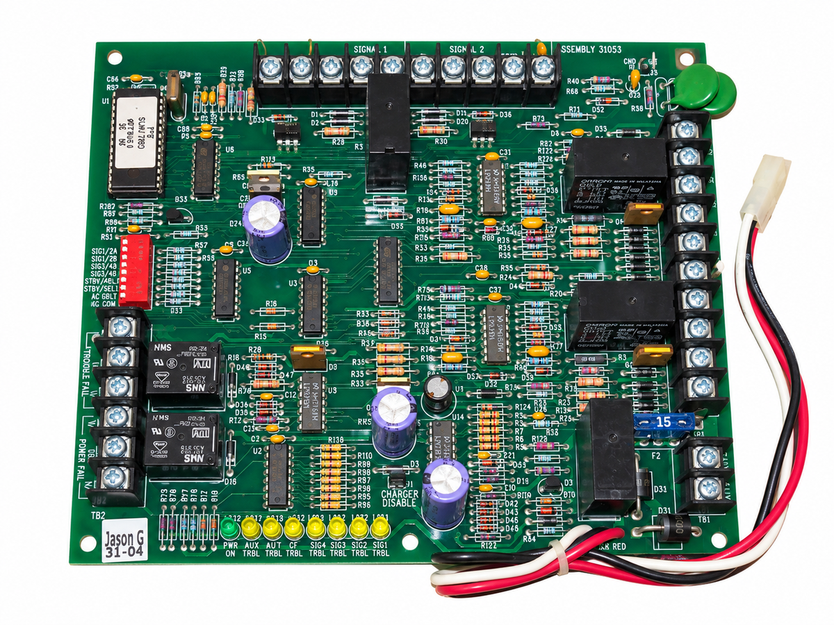 Gamewell-FCI FF8 FireForce 8 24 VDC 8 A NAC Expander Power Supply