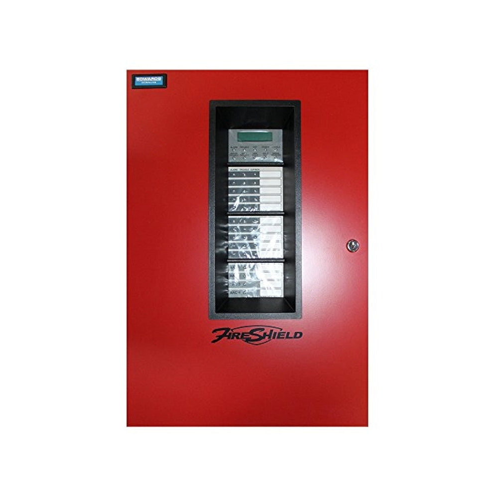 E-FS1004RD | Edwards EST Fireshield 10-Zone Conventional Fire Alarm Control Panel
