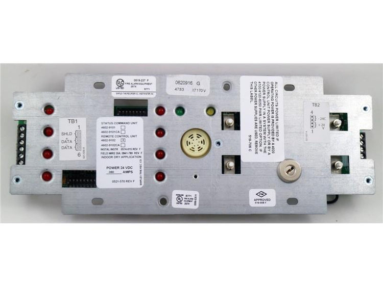 4602-9102 | Simplex LifeAlarm Remote Command Unit (8-Zone Serial Annunciator)