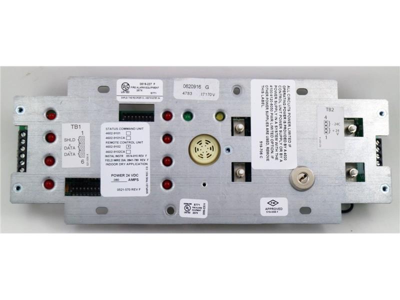 4602-9102 | Simplex LifeAlarm Remote Command Unit (8-Zone Serial Annunciator)