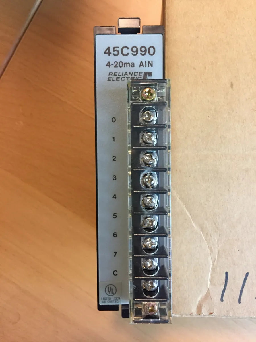 45C990 | Reliance Electric 4-20MA 8-Bit Analog Input Module