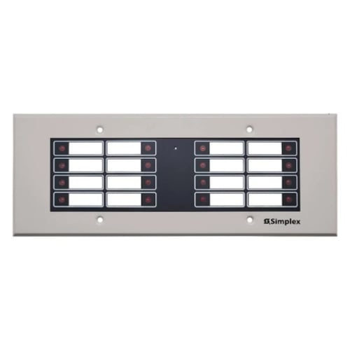 4602-9101 | Simplex LifeAlarm Status Command Unit with 16 Red Zone LEDs