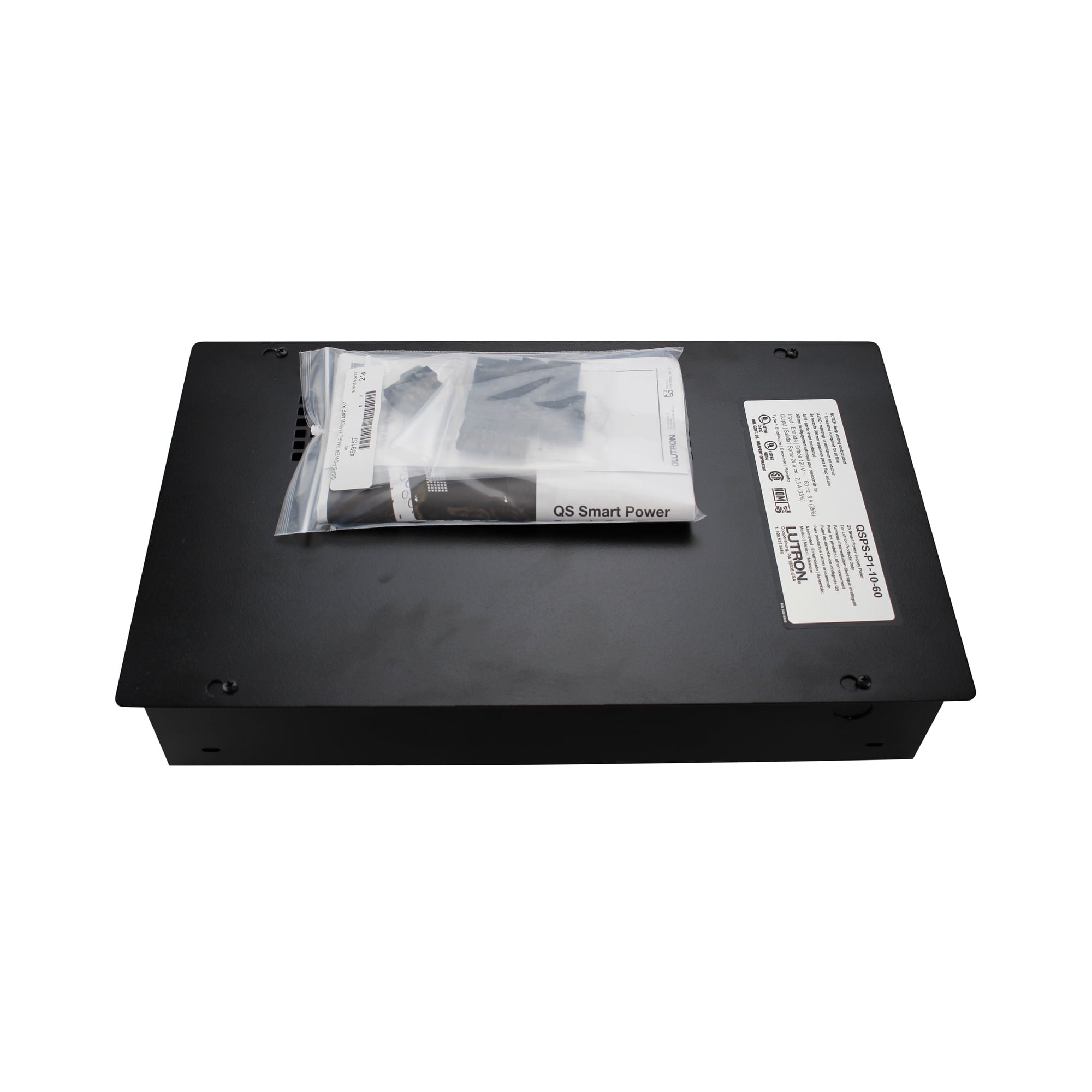 QSPS-P1-10-60 | Lutron QSPS-P1-10-60 Smart Power Supply Panel for Lutron QS Shades and Lighting Systems (120V, 24V Output)