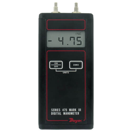 Dwyer 475-2-FM Intrinsically Safe Handheld Digital Manometer