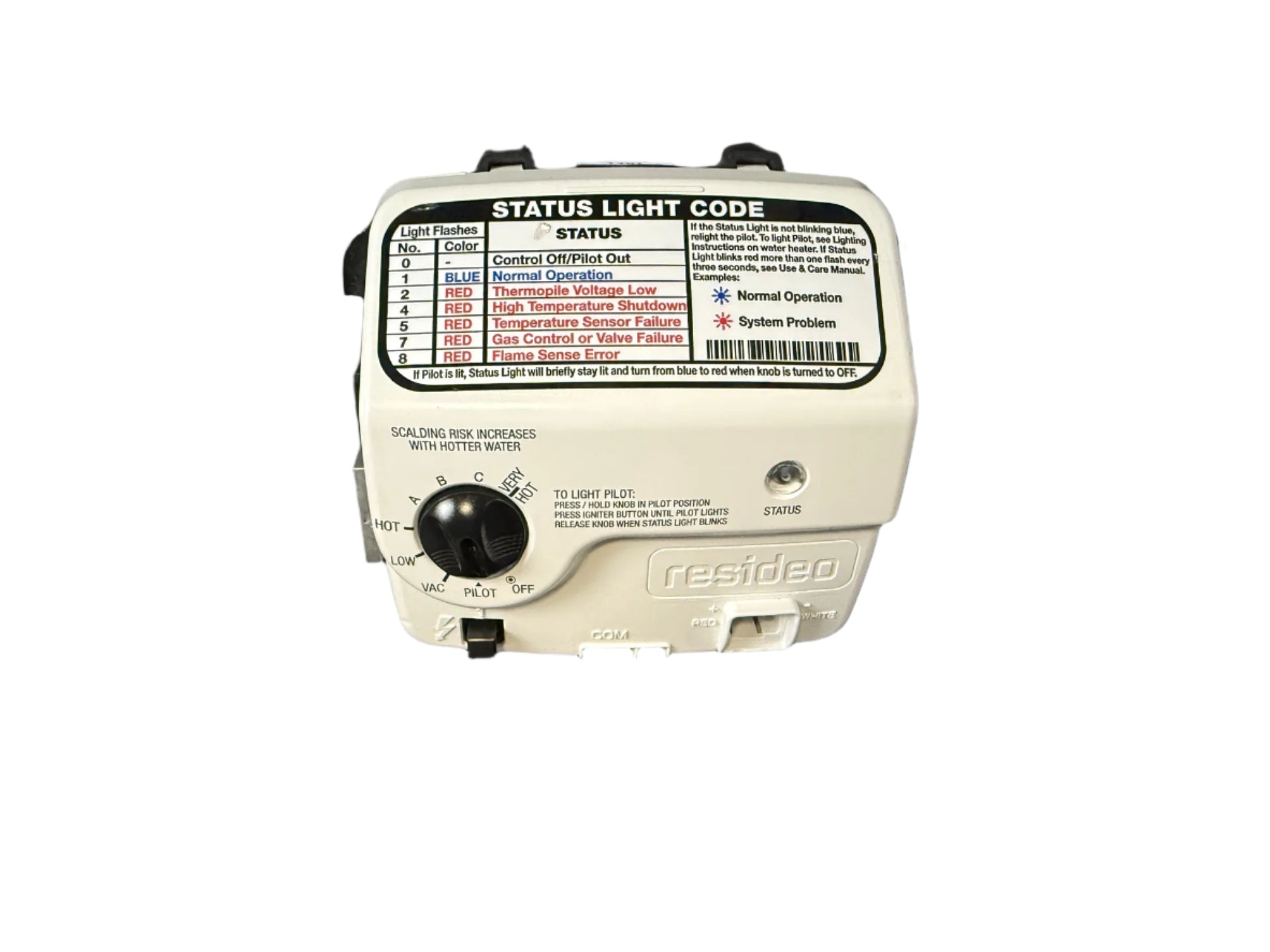 WV8840C1406 | Honeywell Natural Gas Control Thermostat
