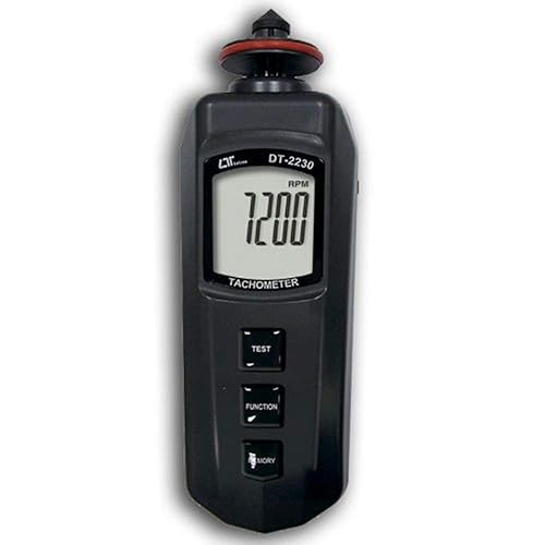 DT-2238 | Lutron Dual-Mode Photo & Contact Tachometer with LCD & Memory Recall