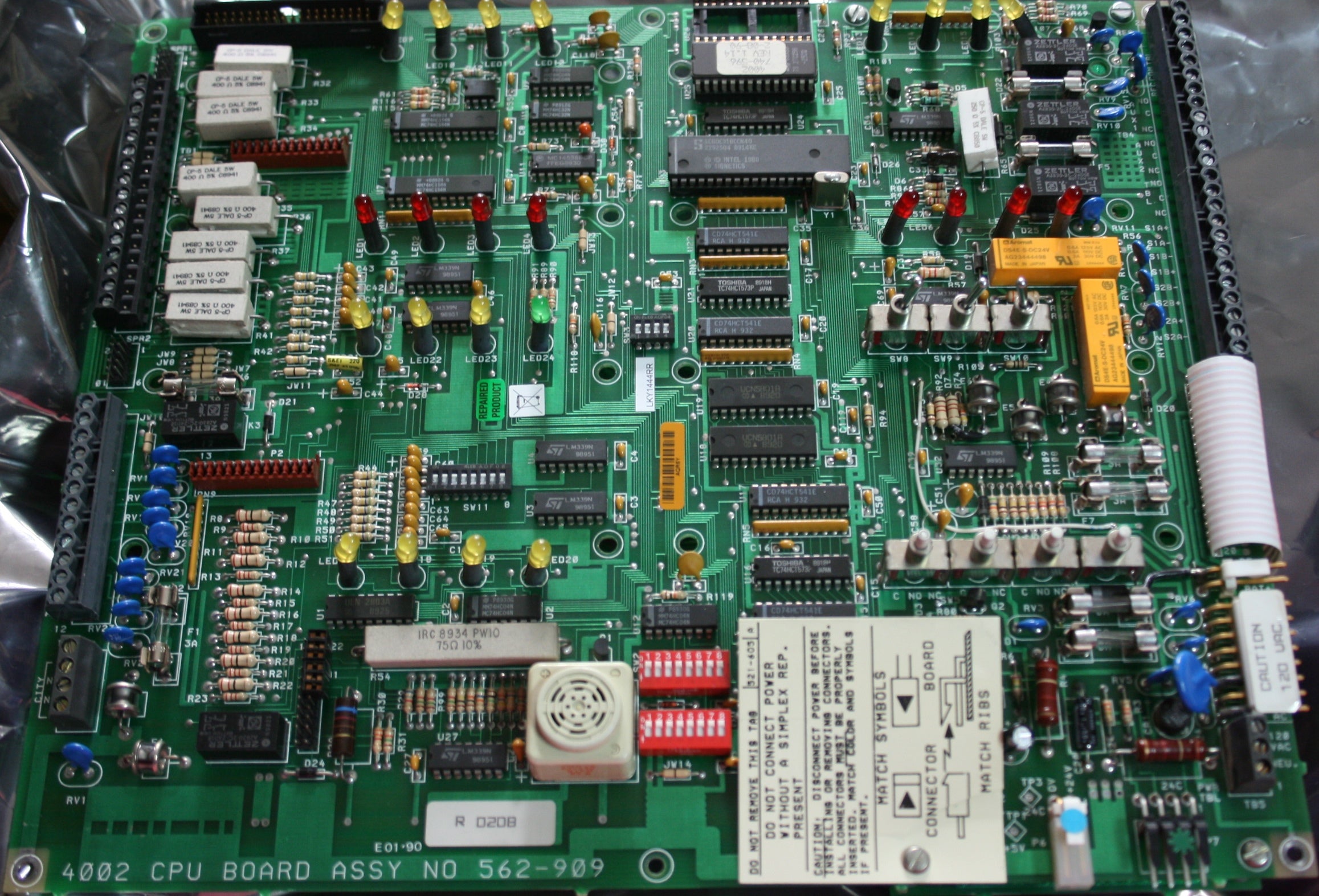 562-909 | Simplex 4002 CPU Replacement Board for Fire Alarm Control Systems