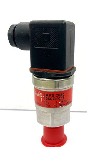 Danfoss 060G1055 AKS 2050 Pressure Transmitter, -1 to 25 bar, Ratiometric Output