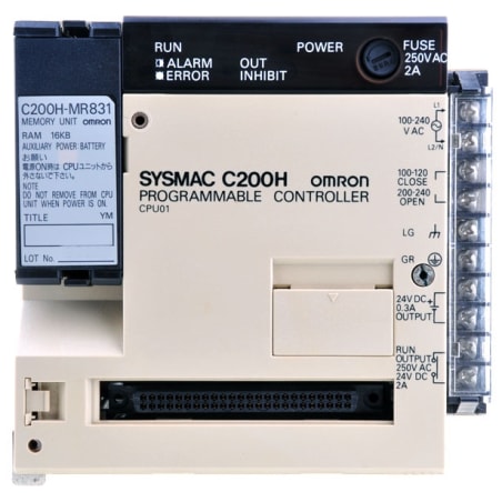 C200H-CPU01-E2 | Omron C200H PLC CPU Module with 8K Memory 100–240 VAC Input