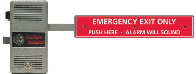 ECL-600 | Detex Fire-Rated Relatching Exit Control Lock with 100 dB Alarm