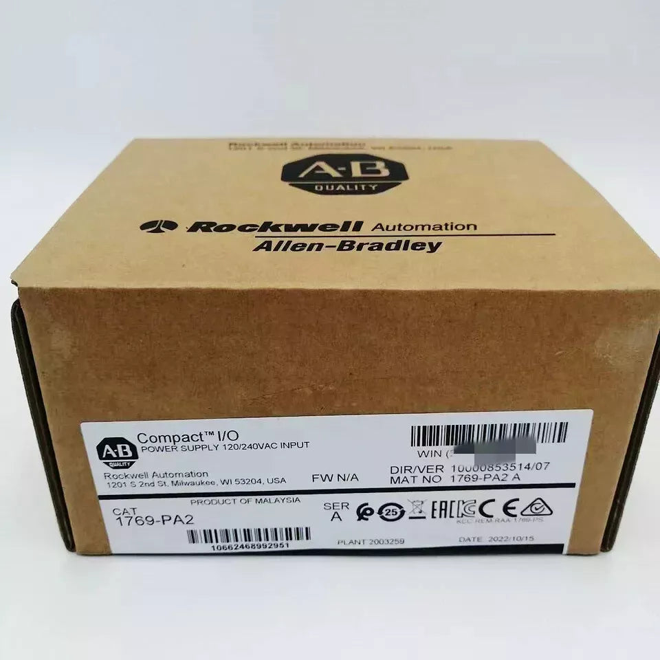 1769-PA2 | Allen-Bradley CompactLogix Power Supply 120/240VAC Input 2A@5VDC Output