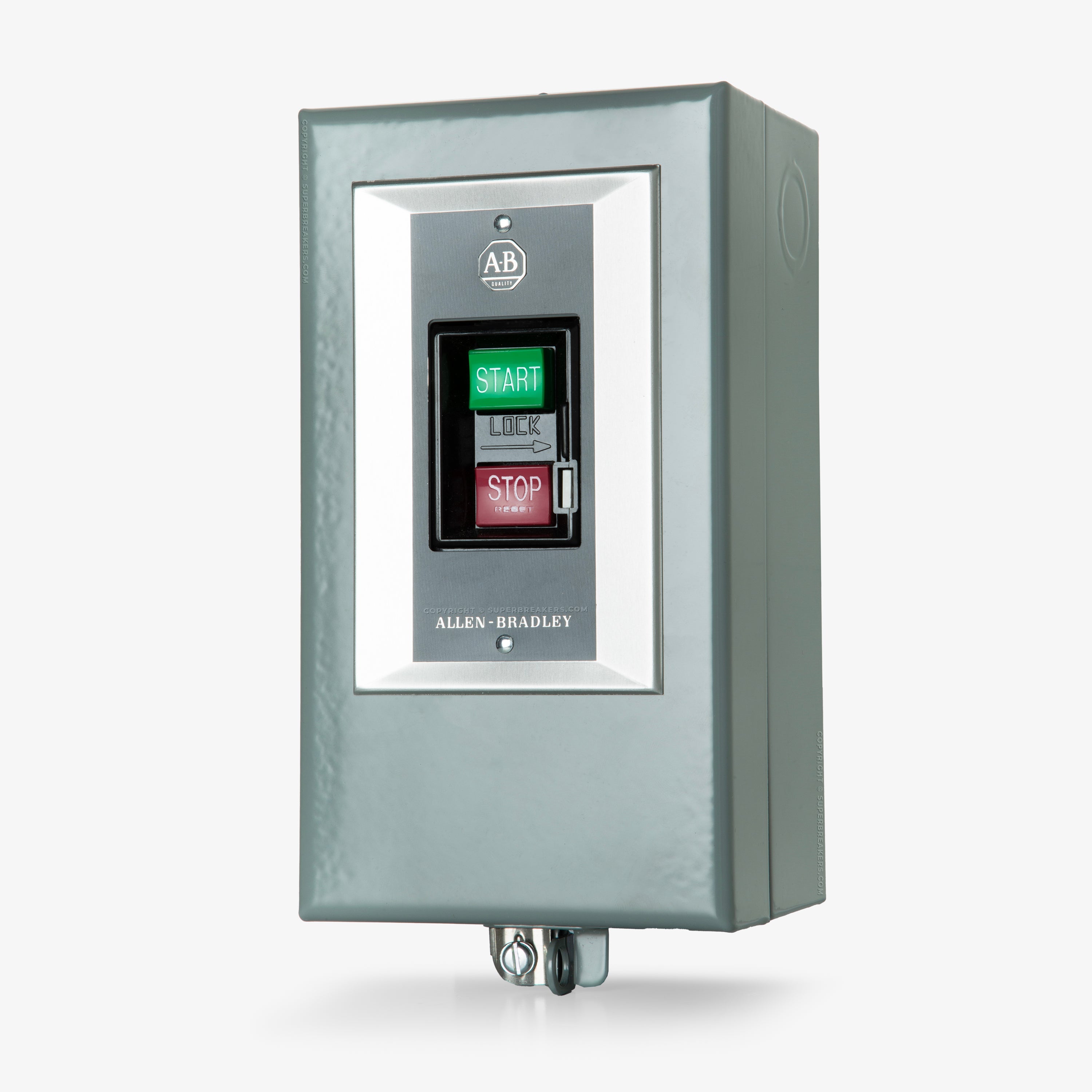 609-AAW | Allen-Bradley 3 Phase Manual Starting Switch Push Button