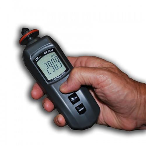 DT-2238 | Lutron Dual-Mode Photo & Contact Tachometer with LCD & Memory Recall