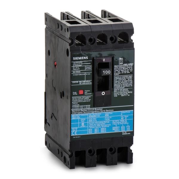ED63B100 | Siemens Circuit Breaker CED6 3-Pole 100A