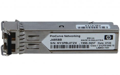 J4858B | HP Networking Compatible 1000BASE-SX SFP 850nm 550m Optical Transceiver Module