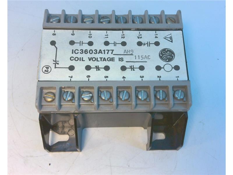 IC3603A177AH9 | General Electric 115/120VAC Potted Relay