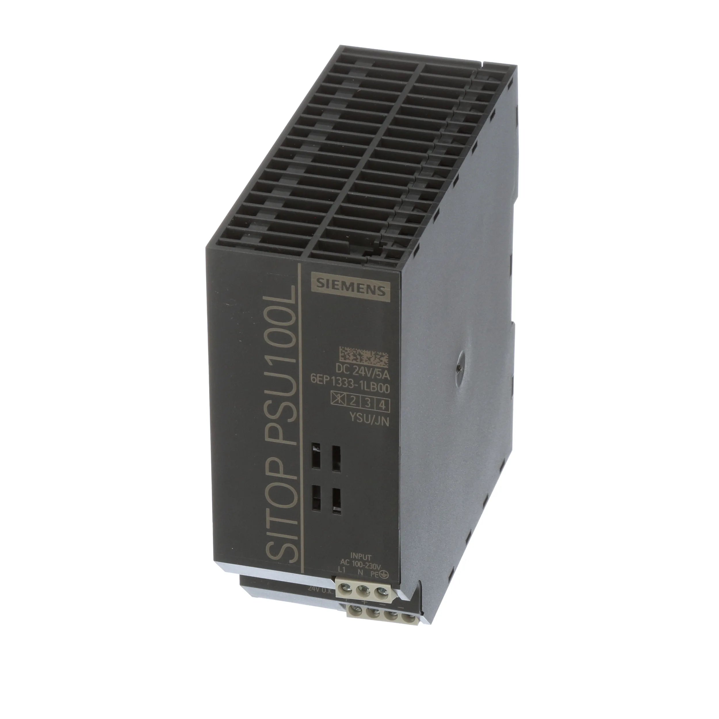 6EP1333-1LB00 | Siemens Power Supply, AC-DC, 24V, 5A, 100-240V In, Din Rail Mount, Lite