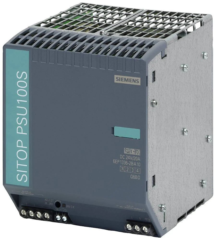 6EP1336-2BA10 | SIEMENS SITOP PSU100S Power Supply 120/230VAC Input, 20A/24V DC