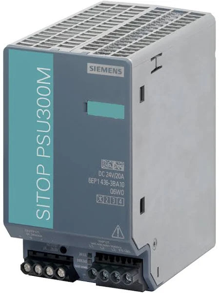 6EP1436-3BA10 | Siemens SITOP PSU300M Power Supply 400-500VAC 3PH, 24V DC 20A
