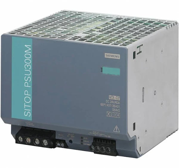 6EP1437-3BA10 | Siemens SITOP Modular 40 Power Supply, 400-500VAC 3PH, 40A/24VDC