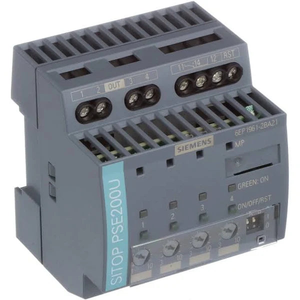 6EP1961-2BA21 |  Siemens SITOP PSE200U Selectivity Module 10A