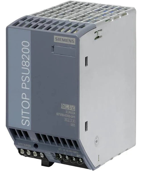 6EP3436-8SB00-0AY0 | Siemens SITOP Power Supply 400-500V AC Input 20A/24VDC Output