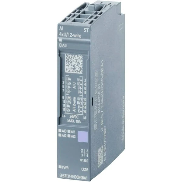 6ES7134-6HD00-0BA1 | Siemens Analog Cur/Volt Input Module, 4-Point