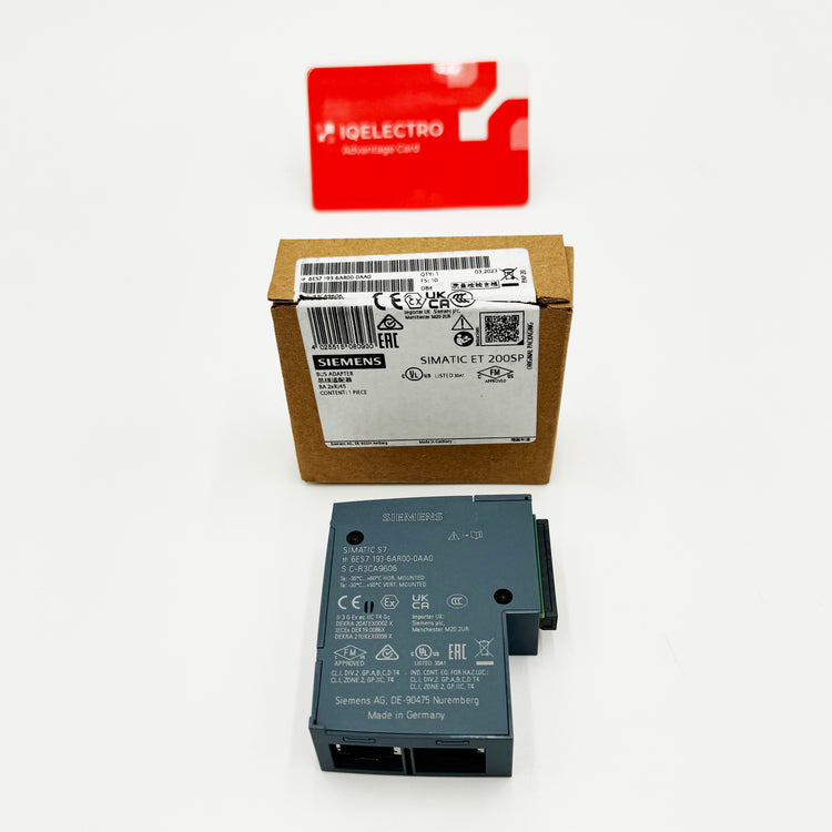 6ES7193-6AR00-0AA0 | SIEMENS SIMATIC BA 2 x RJ45 Bus Adapter,2 x RJ45 Sockets