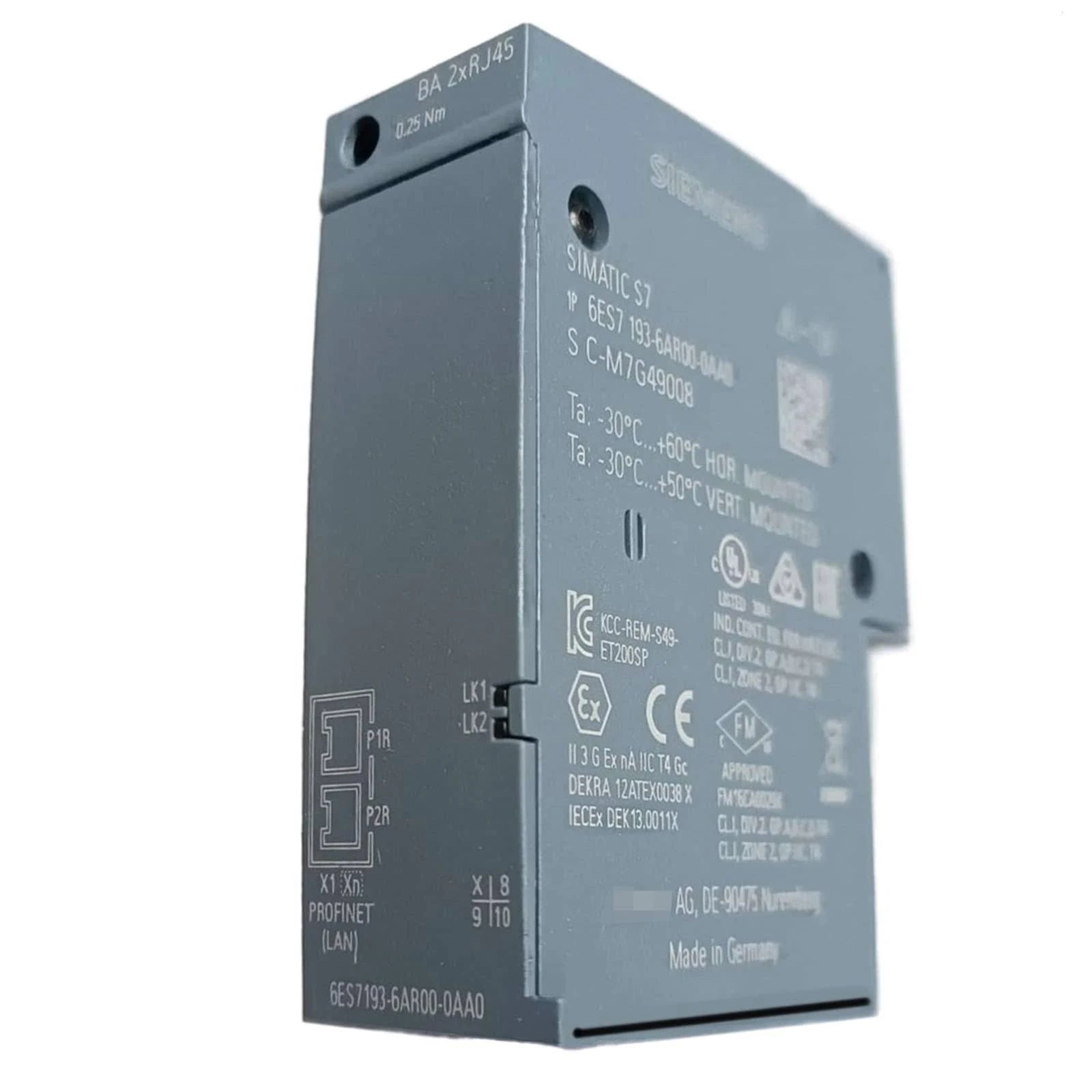 Adapter Simatic 6ES7193-6AR00-0AA0 | SIEMENS BA 2 x RJ45 Bus Adapter,2 x RJ45 Sockets
