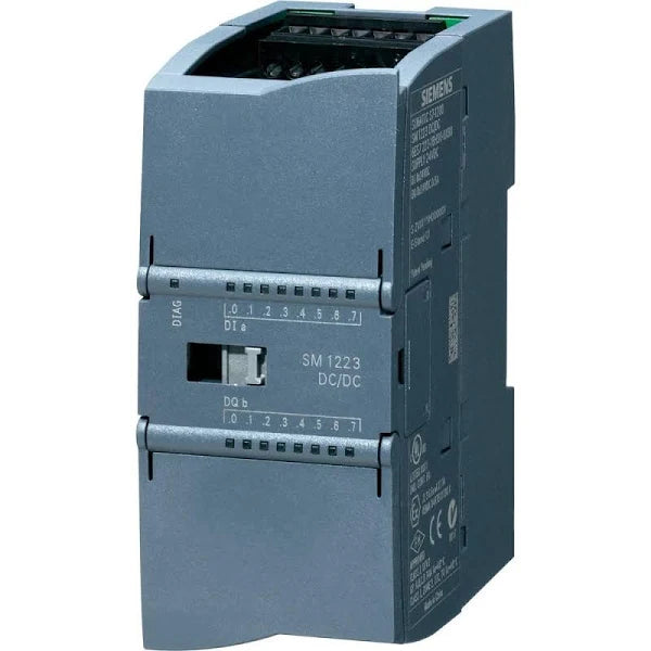 6ES7223-1BH32-0XB0 | Siemens SIMATIC S7-1200 SM1223 Digital Combo 8-DI/8-DO, 24VDC