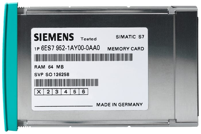 6ES7952-1AP00-0AA0 | Siemens RAM Memory Card