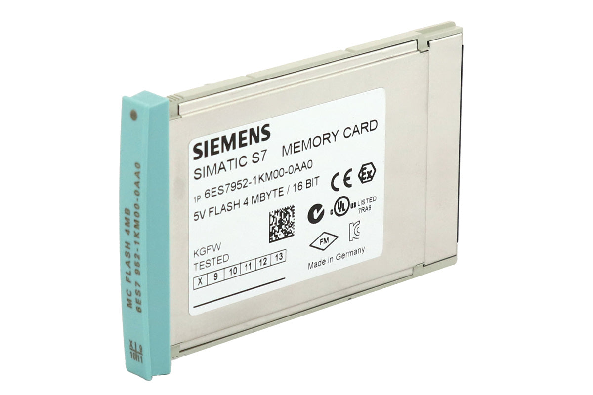 6ES7952-1KM00-0AA0 | Siemens SIMATIC S7-400 Memory Card 4MB