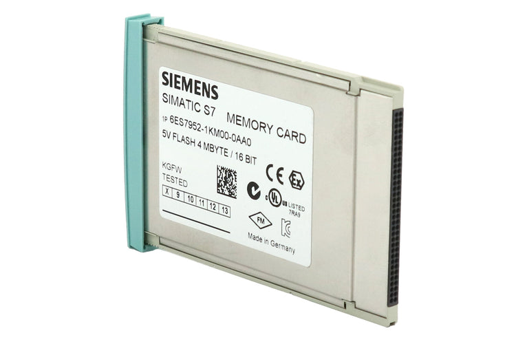 6ES7952-1KM00-0AA0 | Siemens SIMATIC S7-400 Memory Card 4MB