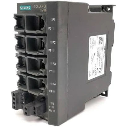 6GK5208-0BA10-2AA3 | Siemens IE Managed Switch, 8-Port