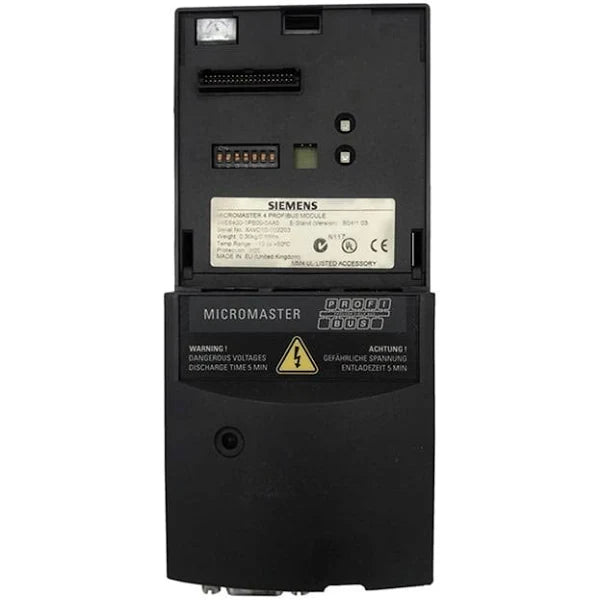6SE6400-1PB00-0AA0 | Siemens MICROMASTER 4 PROFIBUS Module, 12Mbps