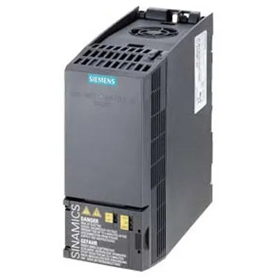 6SL3210-1KE11-8UF2 | Siemens Inverter Drive, 0.37 kW, 3 Phase, 400 V ac, 1.9 A, 2.3 A, SINAMICS G120C Series