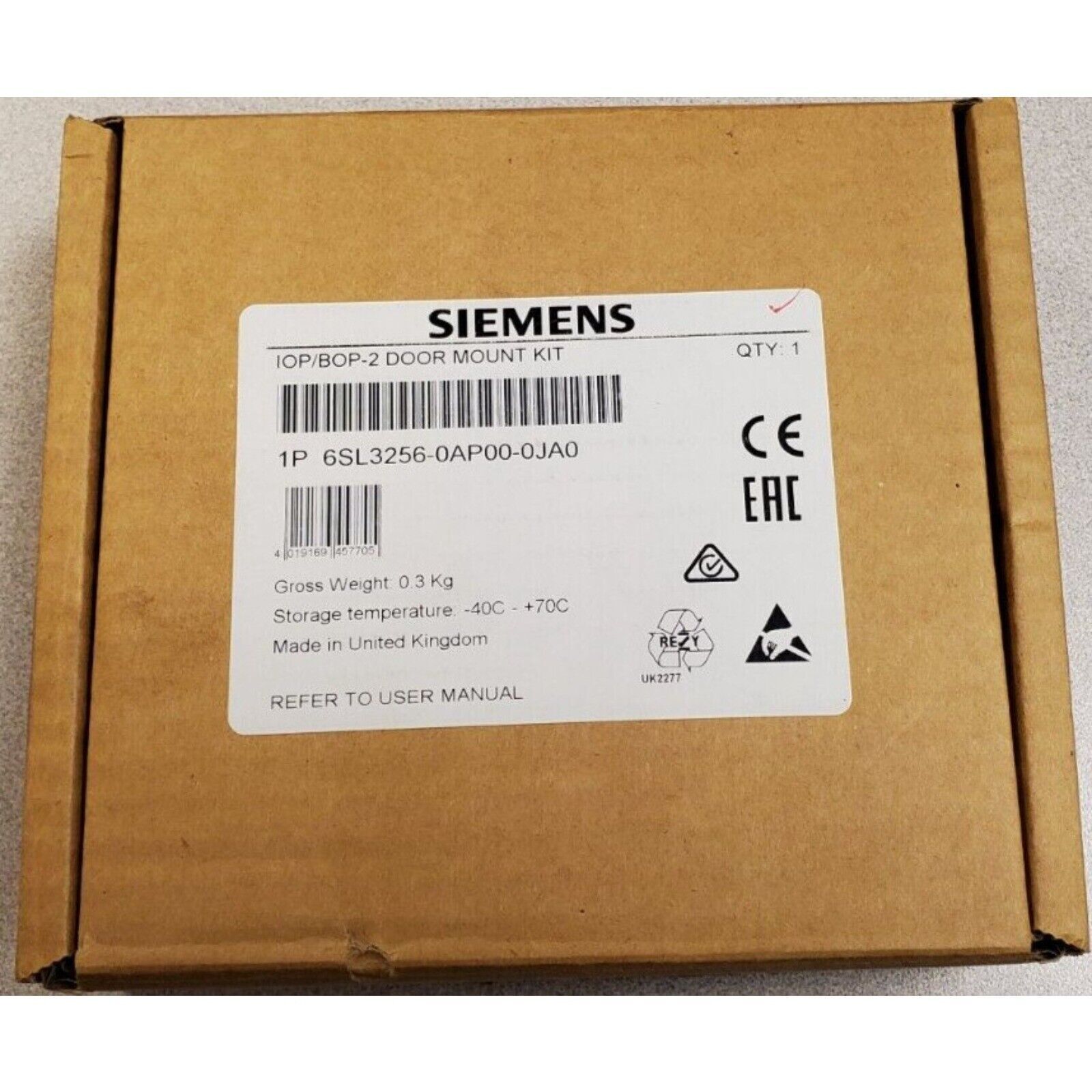 6SL3256-0AP00-0JA0 | Siemens SINAMICS G120 IOP/BOP-2 Door Mount Kit