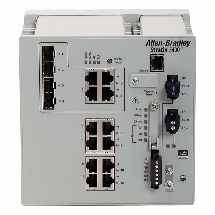 1783-HMS8TG4CGR | Allen Bradley Stratix 5400 Managed EtherNet Switch