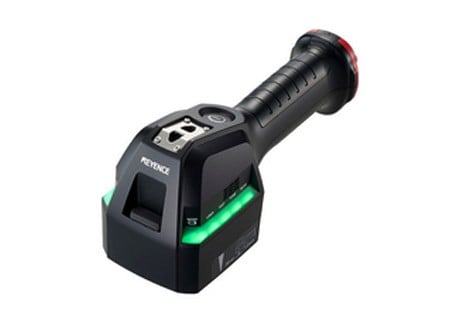 SR-G100 | Keyence Handheld DPM Barcode Reader with Bluetooth, 2D/1D Code Support, IP54