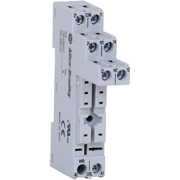 700-HN123 | Allen-Bradley Mini 8-Pin Screw Terminal Socket, Touch Safe