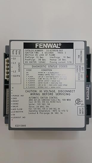 RE2313900 | Laars 24V Ignition Control Module with Harness (Pentair OEM)