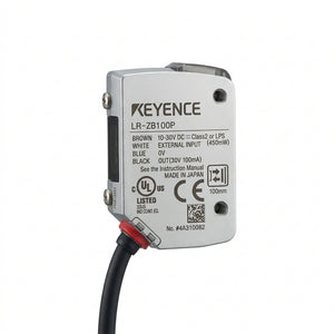 KEYENCE LR-ZB100P CMOS Laser Sensor, 35–100 mm Detection Range, PNP Output