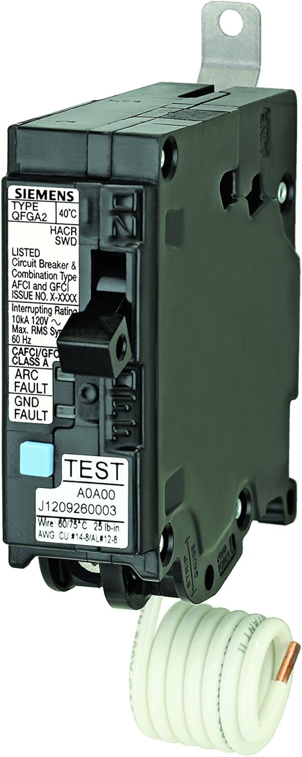 B120DFH | Siemens 20A 1-Pole 120VAC Dual Function Circuit Breaker (AFCI/GFCI, BL Series)