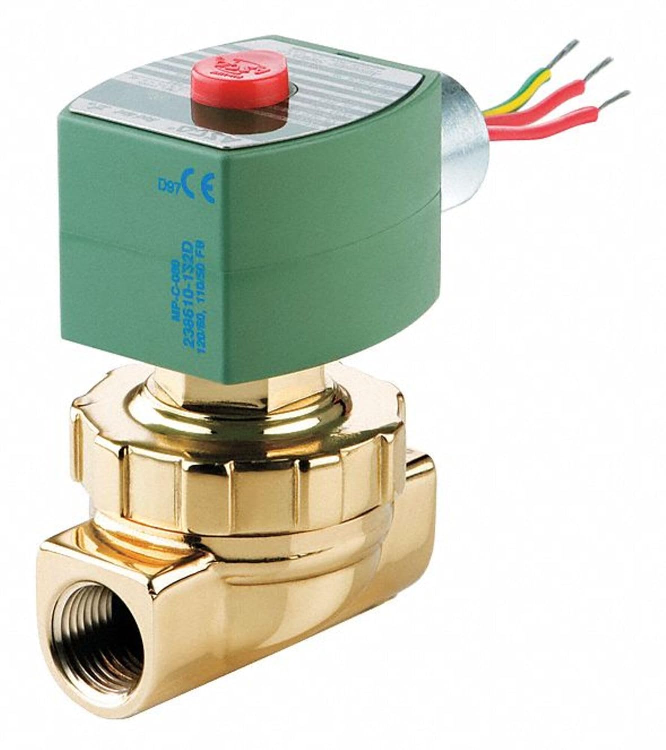Asco SU8220G409 3/4-Inch Normally Closed High-Temperature Solenoid Valve 120V AC