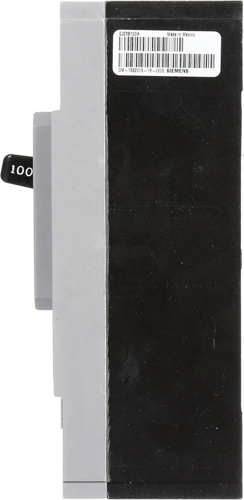 Siemens QJ23B100H 100 Ampere Three-Pole 240 Volt Molded Case Circuit Breaker