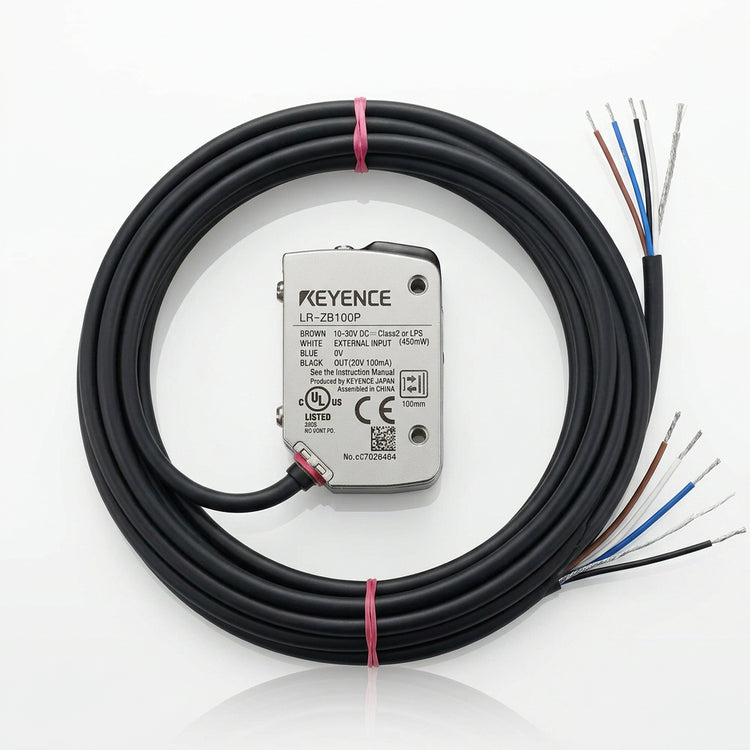KEYENCE LR-ZB100P CMOS Laser Sensor, 35–100 mm Detection Range, PNP Output