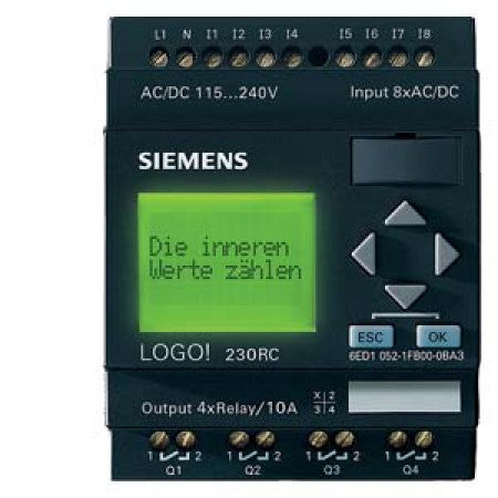 Siemens 6ED1052-1FB00-0BA3 LOGO! 230RC Logic Module