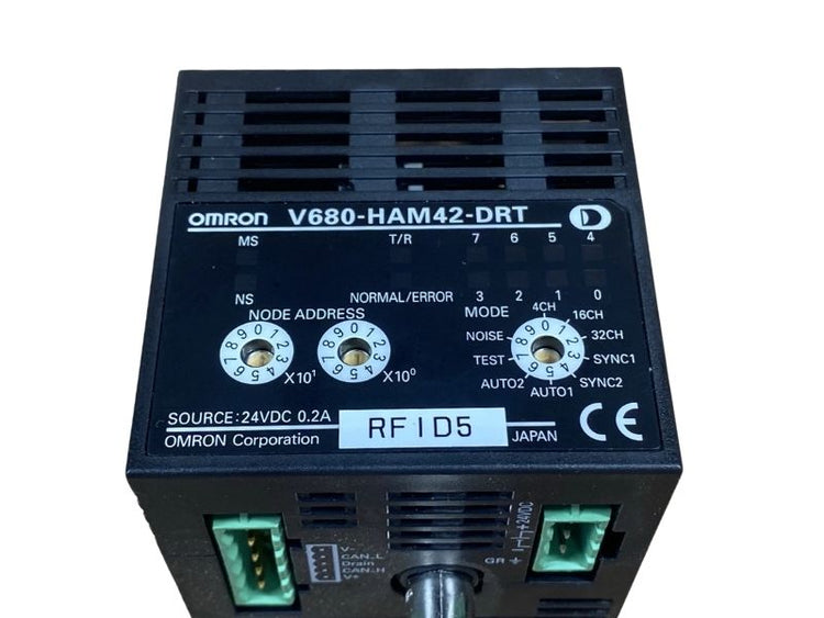 Omron V680-HAM42-DRT RFID Controller for Automation Systems