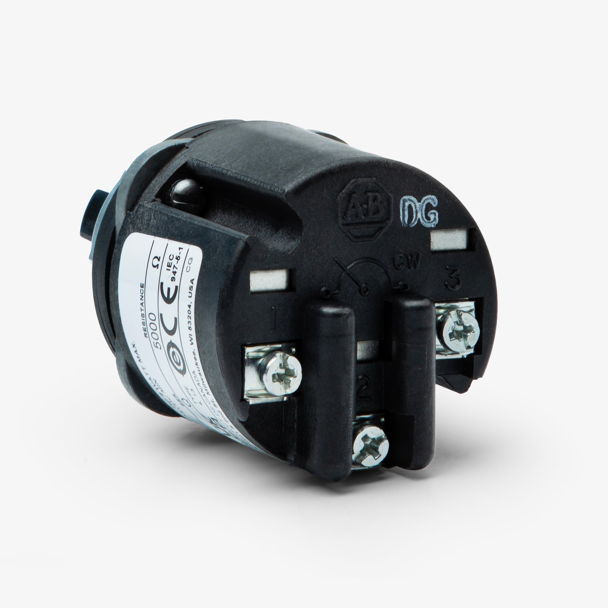 800T-U24 | Allen-Bradley Potentiometer, 5000 Ohms Resistance, Type 4/13, 30.5mm