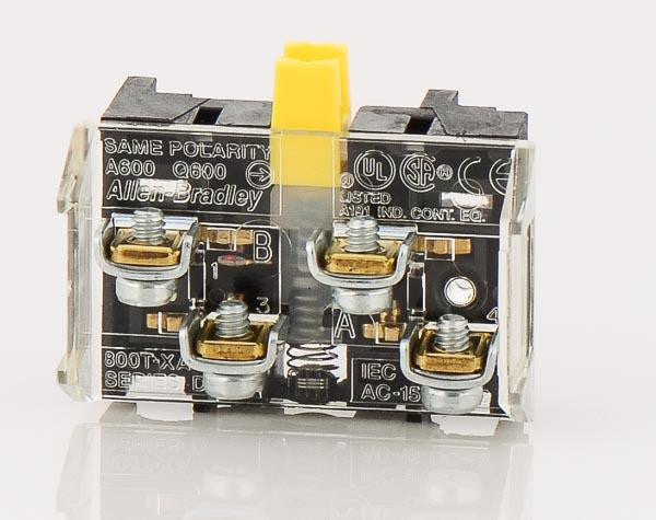 800T-XA | Allen-Bradley Shallow Contact Block 1NO/1NC